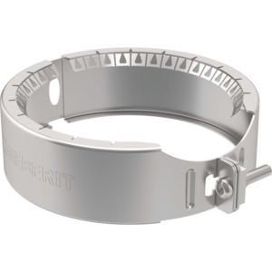 Geberit Griffe de retenue Silent PP 390308141 DN 70, pour conduites d&#39;eau de pluie