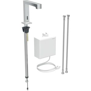 Geberit Brenta Infrarot-Waschtischarmatur 116177211 mit Thermostatmischer, Standmontage, Netzbetrieb, AP-Funktionsbox, hochglanz-verchromt
