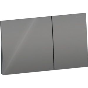 Plaque de déclenchement Geberit Sigma 70 Square 115622JK1 pour double chasse, verre lave