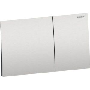 Geberit Sigma 70 Square actuator plate 115622FW1 for dual flush, brushed stainless steel