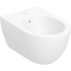 Bidet mural Geberit Acanto 502825008 35,5 x 27,5 x 53 cm, fermé, blanc KeraTect