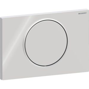 Geberit Betätigungsplatte Sigma10 115758KH5 hochglanz/seidenglanz/hochglanz, Spül-Stopp