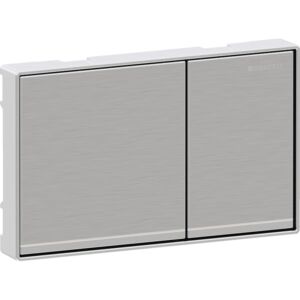 Geberit Betätigungsplatte Omega60 115081GH1 chrom gebürstet, für Omega-Spülkasten