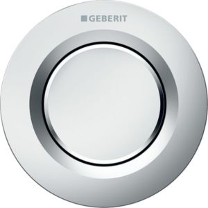 Geberit WC control Typ 01 116040461 pneumatique, plastique, 2000 , bouton de rinçage, chromé mat