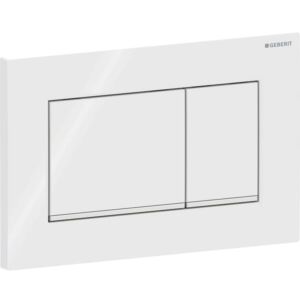 Geberit Sigma30 Betätigungsplatte 115883KJ1 weiß / hochglanz-verchromt