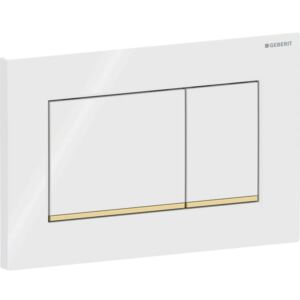 Geberit Sigma30 Betätigungsplatte 115883KK1 weiß / vergoldet