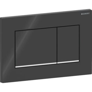 Geberit Sigma30 Betätigungsplatte 115883KM1 schwarz / hochglanz-verchromt