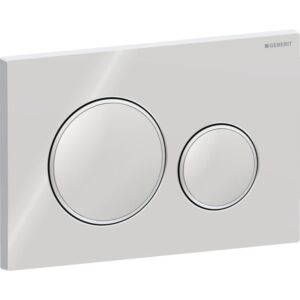 Geberit Sigma20 Betätigungsplatte 115882KH1 hochglanz-verchromt / seidenglanz-verchromt