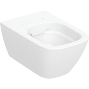 Geberit Smyle Square WC mural à fond creux 500208018 blanc KeraTect, sans rebord, forme fermée
