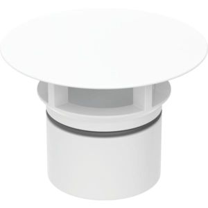 Geberit Clou Ventilabdeckung für Waschbeckenanschluss weiß, 241993111