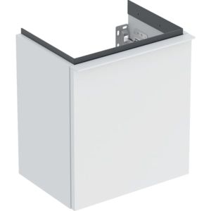 Geberit iCon lave-mains élément bas 502301013 37x41,5x27,9cm, 1 porte, charnière à gauche, blanc mat, poignée blanc mat