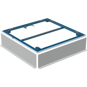 Geberit Setaplano installation frame 154492001 up to 100cm, for 4 feet, 90 x 75 x 3 cm