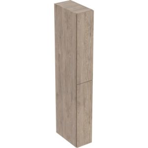 Geberit iCon Hochschrank 503011JR1 2 Auszüge, Breite 24cm, Nussbaum