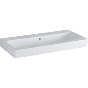 Geberit iCon Waschtisch 124093000 90 x 48,5 cm, weiss, ohne Hahnloch
