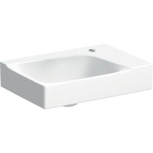 Geberit Xeno² lave-mains 500529011 40x28cm, blanc KeraTect, trou à droite , o. débordement