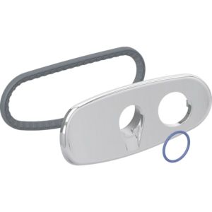 Couvercle Geberit 250094211 avec joint d&#39;étanchéité, chromé brillant, pour AquaClean 8000plus