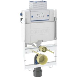 Élément WC suspendu Geberit GIS 461141002 87 cm, avec réservoir encastré Omega 12 cm