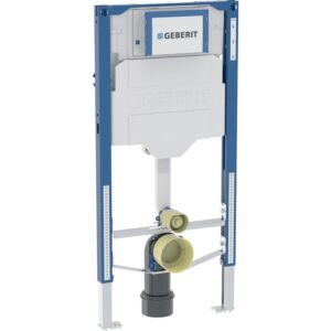 Geberit Duofix Bambini  Stand-WC-Element 111922006 f. Kleinkinder u. Kinder, Stand-WC ,97cm mit Sigma Unterputz-Spülkasten 12cm