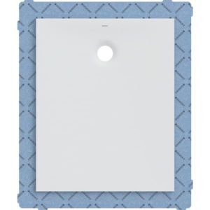 Geberit Olona rectangular shower tray 550909001 white/matt, 100 x 80 x 4 cm