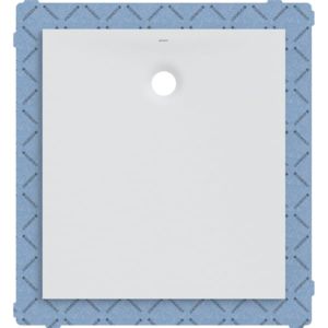 Geberit Olona rectangular shower tray 550910001 white/matt, 100 x 90 x 4 cm