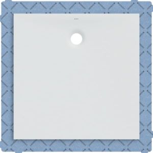Geberit Olona shower tray 550902001 white/matt, square, 100 x 100 x 4 cm