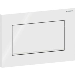 Geberit Sigma30 Betätigungsplatte 115893KJ1 weiß / hochglanz-verchromt