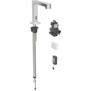 Geberit Brenta infrared basin mixer 116193211 free-standing, battery operated, concealed function box, high-gloss chrome-plated, without mixer