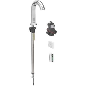 Geberit Piave infrared basin mixer 116186211 stand assembly, generator operation, concealed function box, high-gloss chrome-plated, with mixer
