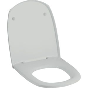 Geberit Vitelle WC-Sitz 573620068 pergamon, mit Deckel, Scharniere Edelstahl