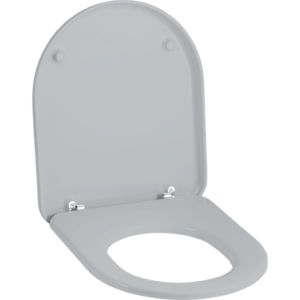 Geberit Mango abattant de toilettes 573800010 manhattan, avec couvercle, charnières chromées, pour toilettes 205200
