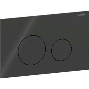 Geberit Sigma 40 Round actuator plate 115628SJ1 Round, black, for dual flush, Round
