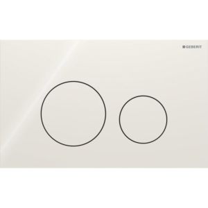 Geberit Sigma40 actuator plate 115628JL1 Round, sand grey, for dual flush
