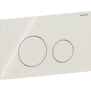 Geberit Sigma40 actuator plate 115628JL1 Round, sand grey, for dual flush