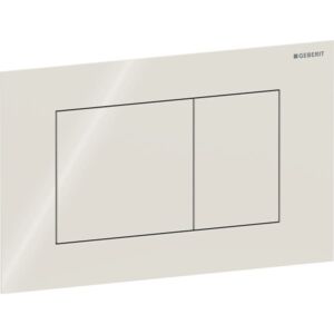Geberit Sigma 40 Square actuator plate 115629JL1 Square, sand grey, for dual flush, Round