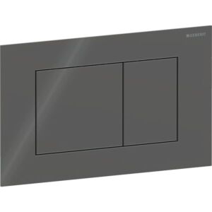 Plaque de déclenchement Geberit Sigma40 115629JK1 Carrée, carrée, pour double chasse, lave