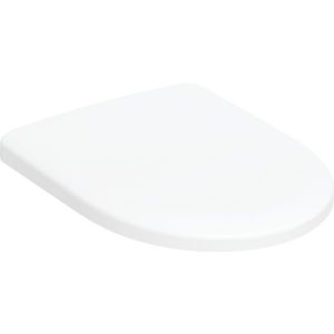 Abattant WC Geberit Renova 573015000 blanc, charnières en acier inoxydable