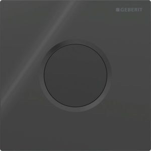 Geberit Type 01 urinal flush control 116031DW5 electronic, battery-operated, round, jet black RAL 9005