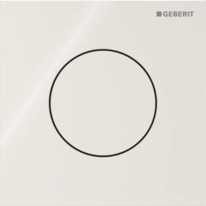 Geberit Type 40 urinal flush control 116014JL1 pneumatic, Round, sand grey