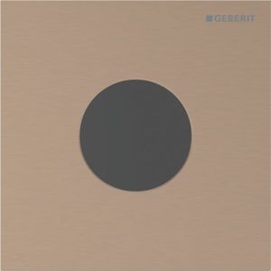 Geberit Typ 40 Abdeckplatte 246120QB1 für Urinalsteuerung IR, Round, rotgold gebürstet