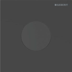 Geberit Type 40 urinal flush control 116034141 electronic, battery-operated, round, matt black / easy-to-clean coated
