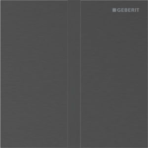 Geberit Typ 40 Abdeckplatte 246121QD1 für Urinalsteuerung IR, Square, schwarzchrom gebürstet