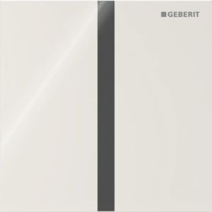 Commande de chasse d&#39;eau d&#39;urinoir Geberit Type 40 116227JL1 électronique, carrée, gris sable