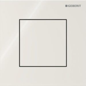 Geberit Type 40 actuator plate 246119JL1 for urinal flush control, with pneumatic flush actuation, Square, sand grey