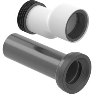 Geberit Anschluss-Set 152062001 Abgang horizontal, für Stand-WC TurboFlush