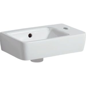 Geberit washbasin Renova Compact 276140000 white, 40 x 25 cm, with tap hole right