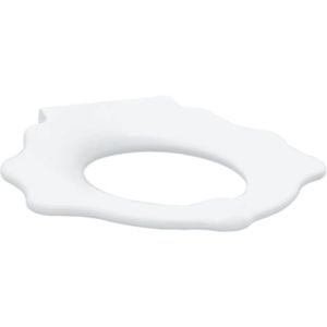 Geberit Bambini anneau de siège de toilette 573370000 avec fonction de support, design tortue, blanc