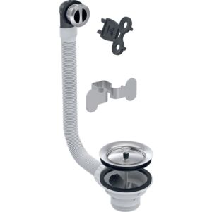Geberit drain and overflow fitting for 503126001 multi-purpose basin, overflow, round