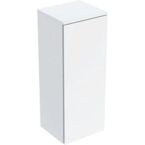 Geberit Renova Plan tall cabinet 504044011, 1 door, width 33cm, carcass/front white / lacquered satin finish