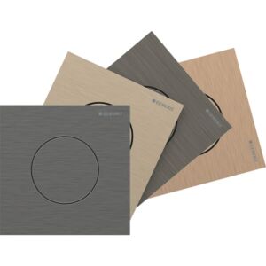 Geberit Type 40 actuator plate 004815002 for urinal control with pneumatic flush actuation, round, custom finish, galvanized