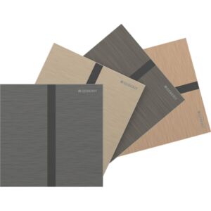 Geberit Typ 40 Abdeckplatte 004818003 Urinal-Steuerung, eckig, kundenspezifisches Finish,  galvanisiert/lackiert